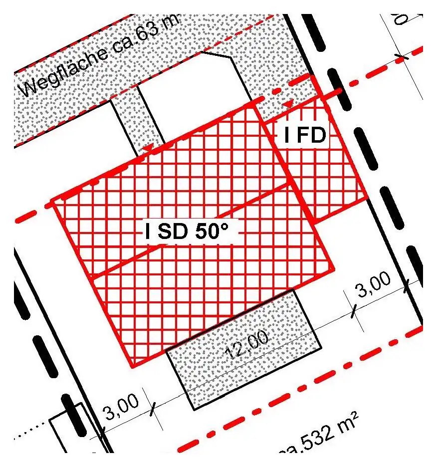 Planausschnitt · keine Baugenehmigung