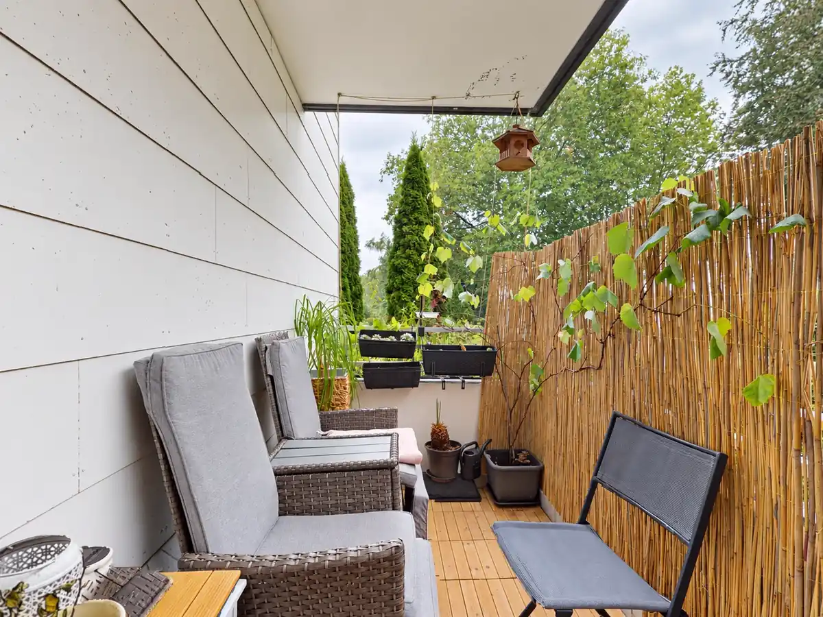 Erdgeschosswohnung in Paderborn-Stadtheide: Balkon