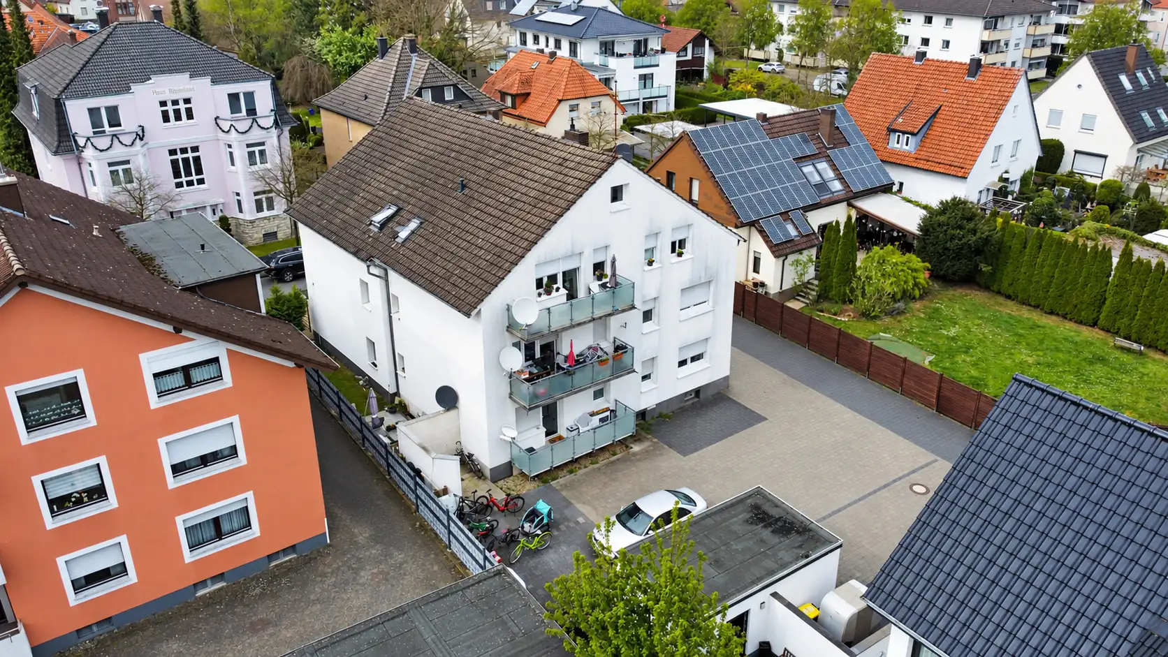 Das Haus, Luftaufnahme